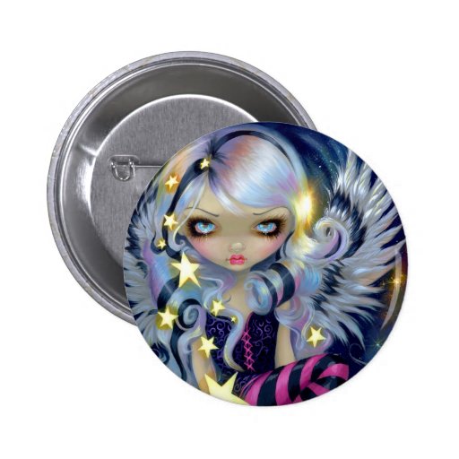 "Angel of Starlight" Button
