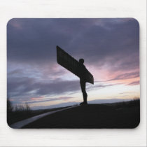 Angel of The North Mousepads
