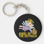 Angel Of The Outfield Keychain