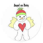 Angel on Duty Stickers