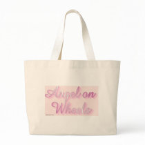 angel_on_wheels tote bags