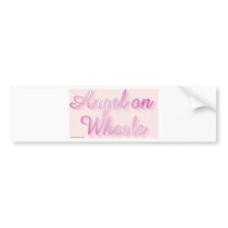 angel_on_wheels bumper sticker