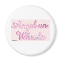 angel_on_wheels fridge magnet