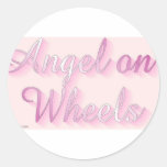 angel_on_wheels round stickers