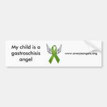 Angel Parent bumper sticker