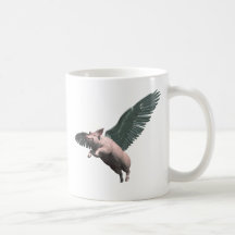 Angel Pig Mugs
