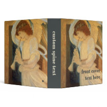 Angel Playing a Flageolet by Burne Jones 3 Ring Binder
