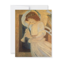 Angel Playing a Flageolet Flute Christmas Party