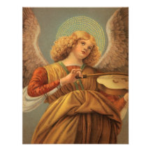 Angel Playing the Violin by Melozzo da Forlì Custom Invitations