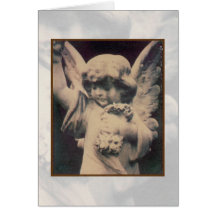 Angel Polaroid Transfer Card