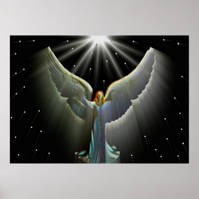 Angel Power Poster by Angels_Love_Gifts
