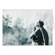 angel prayer greeting card