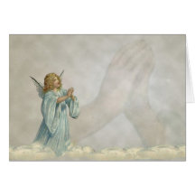 ANGEL PRAYING CARDS