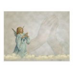 ANGEL PRAYING POST CARD