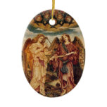 Angel Pre-Raphaelite Christmas Ornament