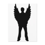 Angel Shape Icon wings Post Cards