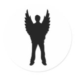 Angel Shape Icon wings Sticker
