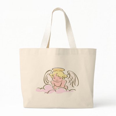 Angel Smiles Tote Bags by lapatrick1161