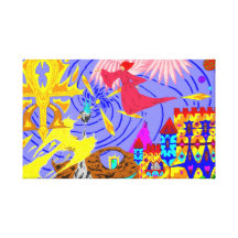 Angel surreal canvas canvas print