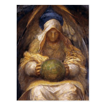 Angel - Vintage Fine Art Postcard