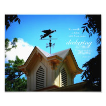 Angel Weathervane - Declaring Your Splendour 8 x 1