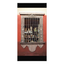 Angel Window San Miguel de Allende Mexico Personalized Photo Card