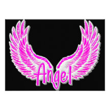 Angel Wings-Angelic Invitation (You Personalize)
