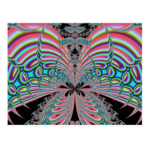 Angel wings postcard