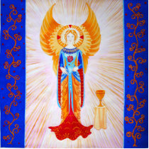 Angel With a Rose Photo Cut Out