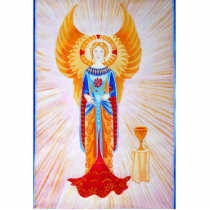 Angel With a Rose (plain) Photo Sculpture