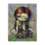 "Angel with Emeralds" Postcard