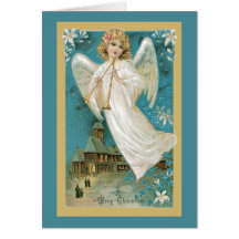 Angel With Horns Greeting Cards