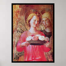 ANGEL WITH ROSES POSTERS