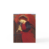 Angel with Trumpet, Burne Jones Greeting Card