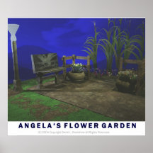 Angela's Flower Garden Posters