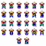 Angelbet Letters A to Z photo sculptures