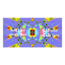 Angelfish Aquarium Fractal Picture Card