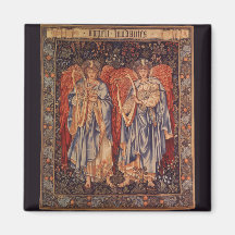 Angeli Laudantes, Vintage Angels by Burne Jones Magnets