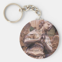 Angelic Angel Quotes -  Angel Quotation Key Chain