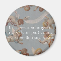Angelic Angel Quotes -  Angel Quotation Refrigerator Magnet