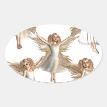 Angelic Angels Sticker