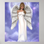 Angelic Blue Poster