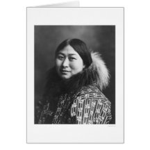 Angelic Eskimo Woman 1907 Card
