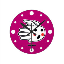 Angelic Face Round Wall Clock