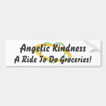 Angelic Kindness-Customize Bumper Stickers