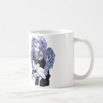 Angelina Gothic Violet Angel Mug mugs