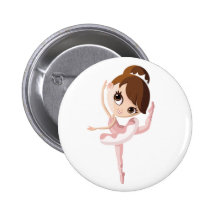 Angelina the Ballerina Buttons