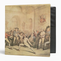 Angelo's Fencing Room, pub. 1787 3 Ring Binders