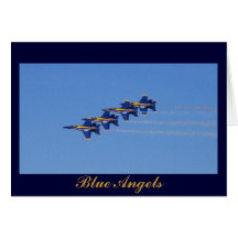 Angels01 bleu, anges bleus carte de vœux
