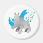 Angels come in all sizes RHINO Fridge Magnet